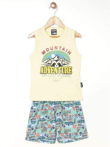 Conjunto Infantil Para Menino - AMARELO