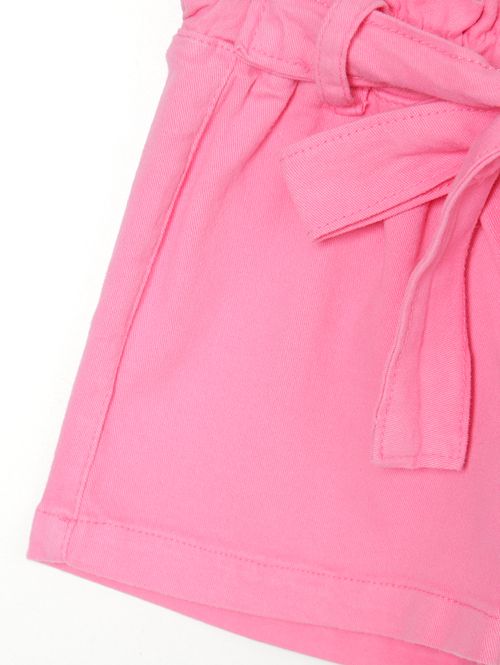 Short Sarja Clochard Infantil Para Menina - ROSA