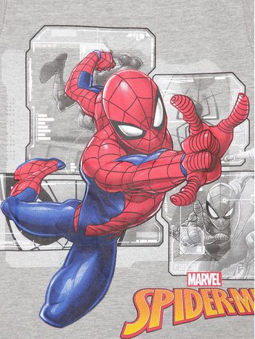 Camiseta Regata Homem Aranha Infantil Para Menino- MESCLA