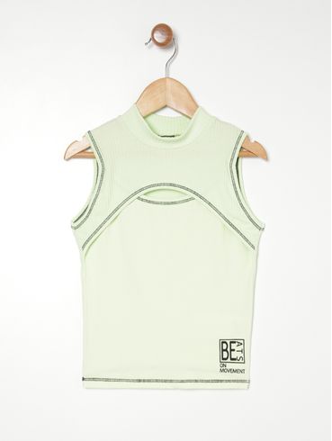 Blusa Regata Juvenil Para Menina - VERDE