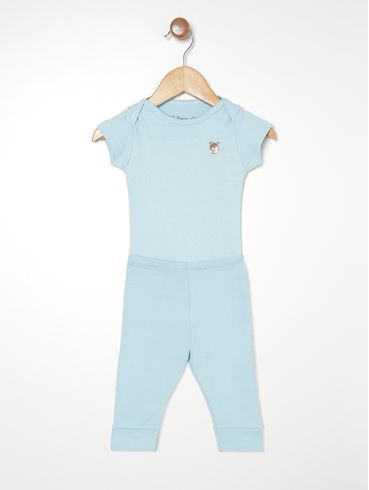 Pijama Infantil Para Bebê- AZUL