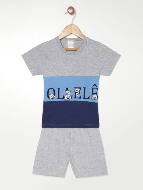 Conjunto Infantil Para Menino - MESCLA/AZUL