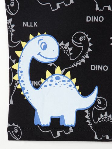 Conjunto Infantil Para Menino - PRETO/MESCLA