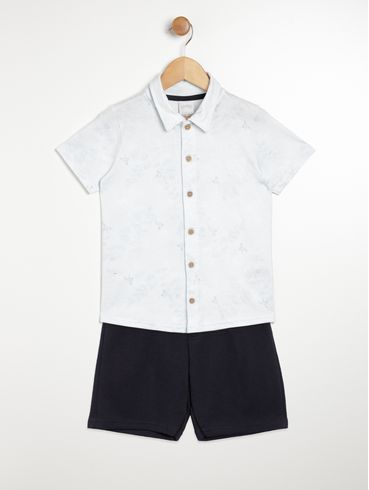 Conjunto Infantil Para Menino - AZUL
