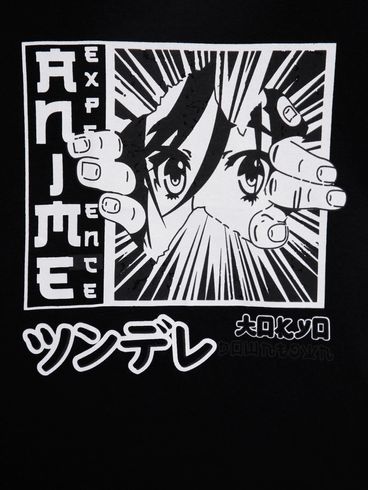 Camiseta Manga Curta Infantil Para Menino - PRETO