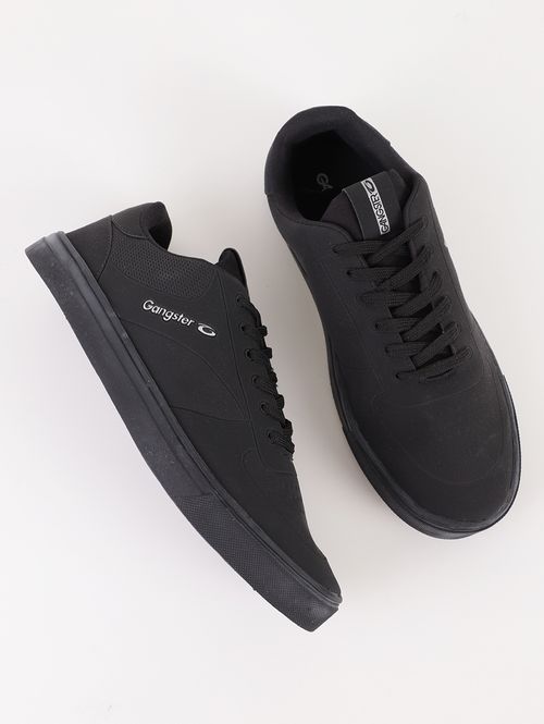Tênis Casual Gangster Wind Masculino PRETO/PRATA