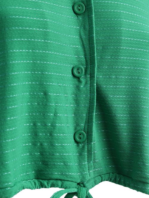 Camisa Cropped Autentique Feminina VERDE