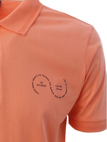 Polo Masculina LARANJA