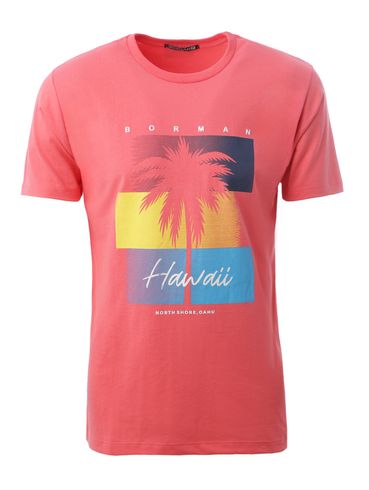 Camiseta Manga Curta Masculina ROSA