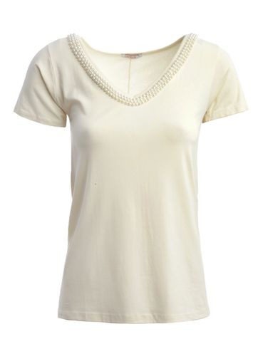 Blusa Manga Curta Feminina BEGE