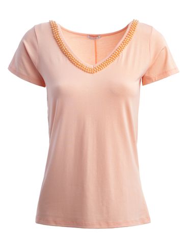 Blusa Manga Curta Feminina CORAL