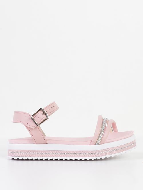 Sandália Molekinha Juvenil Para Menina - ROSA
