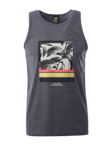 Camiseta Regata Masculina MESCLA ESCURO