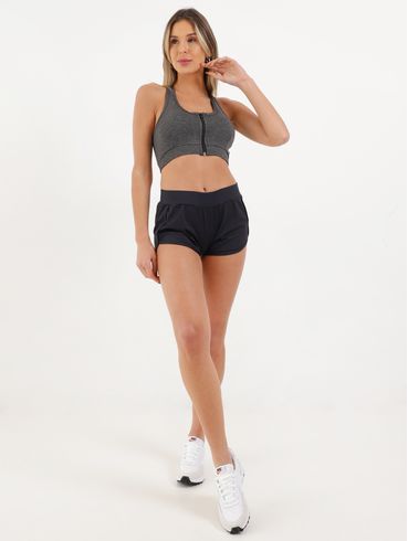 Top Feminino MESCLA ESCURO