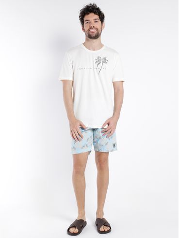 Camiseta Manga Curta Masculina OFF WHITE