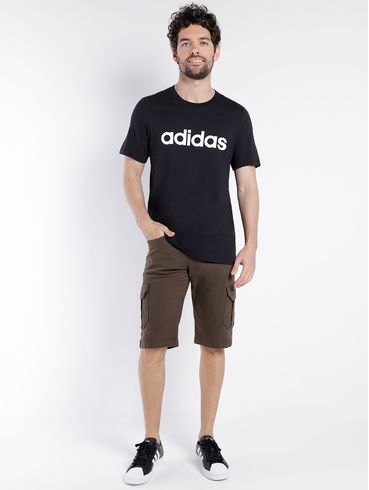 Bermuda Sarja Cargo Masculina VERDE
