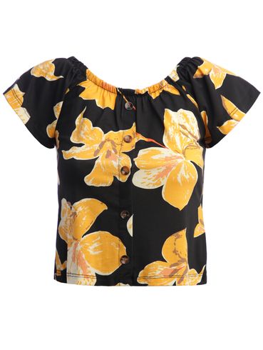 Blusa Ciganinha Feminina PRETO