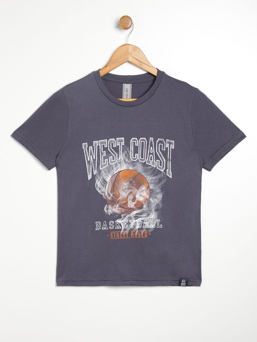 Camiseta Manga Curta Juvenil Para Menino - CHUMBO