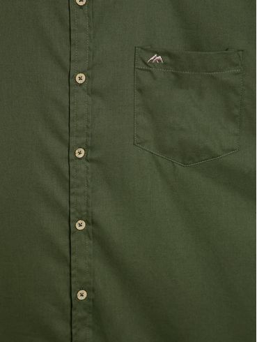Camisa Manga Curta Plus Size Masculina VERDE