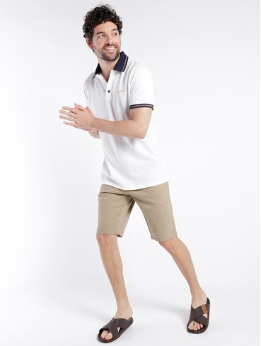Polo Masculina OFF WHITE