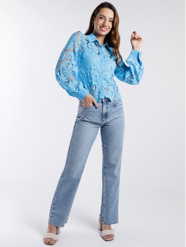 Camisa Eagle Rock Feminina AZUL