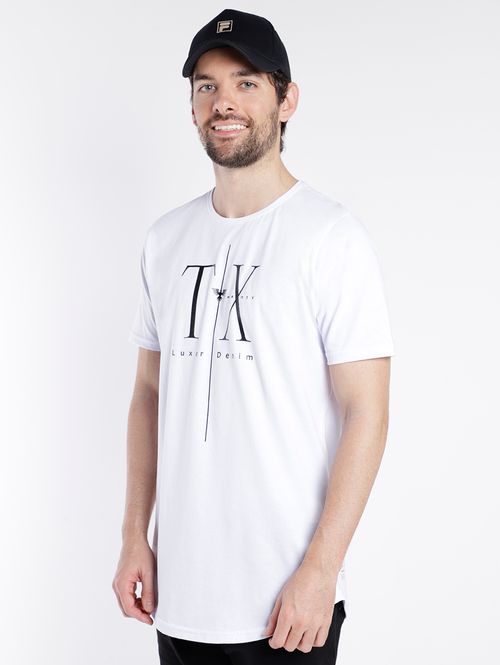 Camiseta Manga Curta Masculina BRANCO