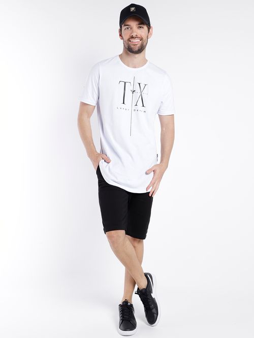 Camiseta Manga Curta Masculina BRANCO
