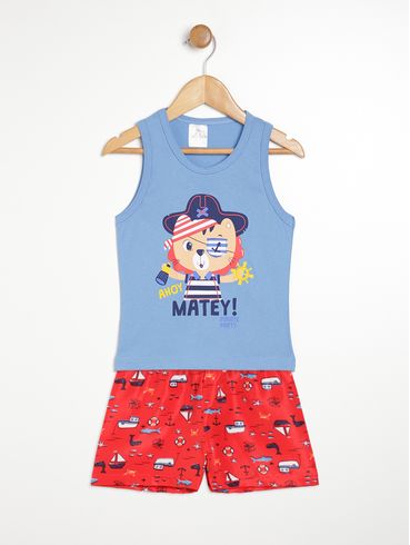 Conjunto Infantil Para Menino - AZUL