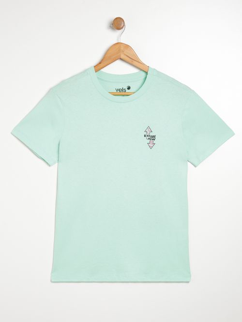 Blusa Manga Curta Vels Juvenil Para Menina - VERDE