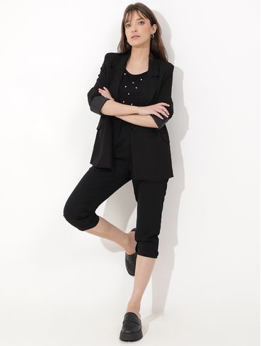 Calça Capri Feminina PRETO