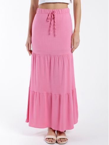 Saia Longa Feminina ROSA