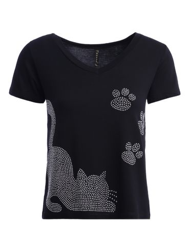 Blusa Manga Curta Feminina PRETO