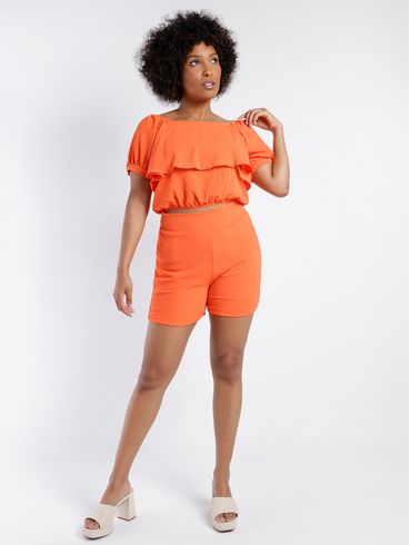 Short Feminino LARANJA