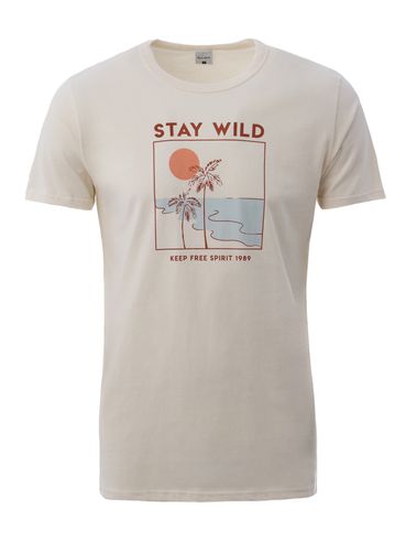 Camiseta Manga Curta Masculina AREIA