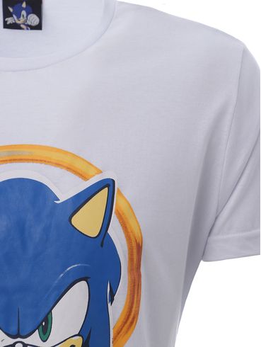 Camiseta Manga Curta Sonic Masculina BRANCO