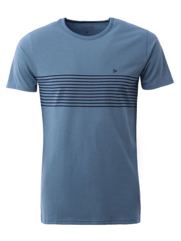 Camiseta Manga Curta Masculina AZUL