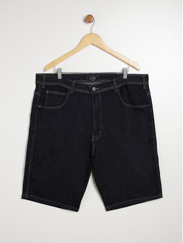 Bermuda Jeans Vilejack Plus Size Masculina AZUL