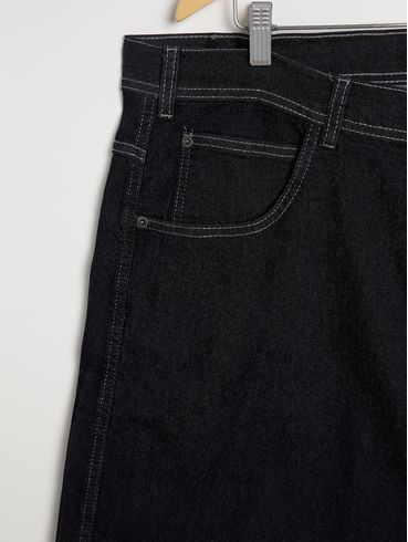 Bermuda Jeans Vilejack Plus Size Masculina AZUL