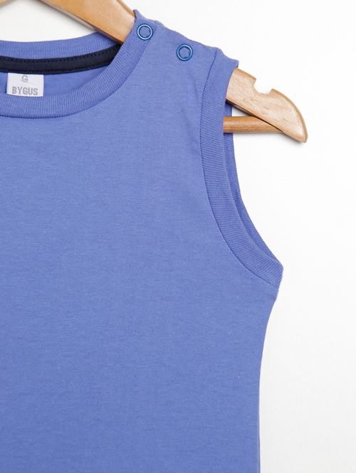 Conjunto Infantil Para Bebê- AZUL/CINZA