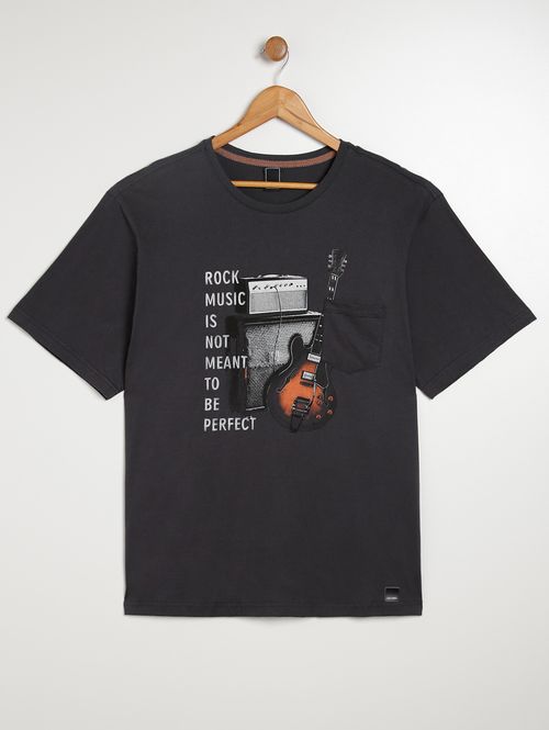 Camiseta Manga Curta Plus Size Masculina CHUMBO