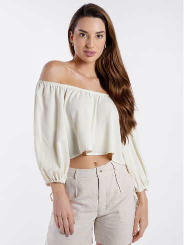 Blusa Manga 3/4 Autentique Feminina AMARELO