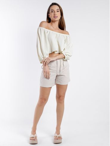 Blusa Manga 3/4 Autentique Feminina AMARELO