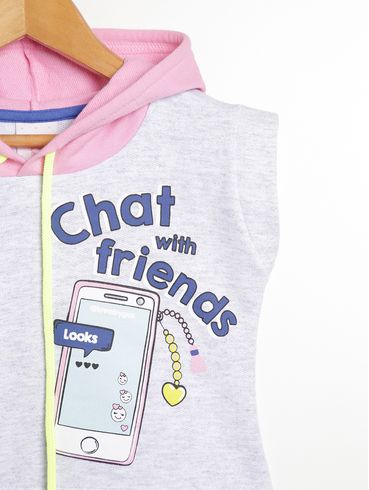 Conjunto Infantil Para Menina - MESCLA/ROSA