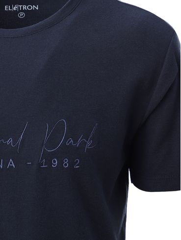 Camiseta Manga Curta Elétron Masculina MARINHO