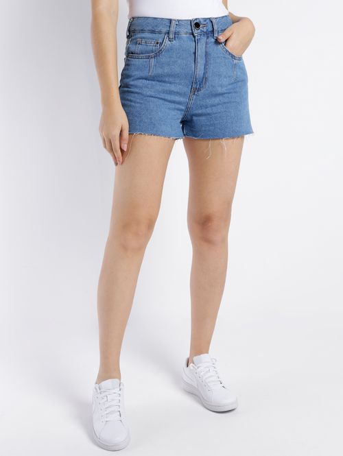 Short Jeans Autentique Feminino AZUL CLARO