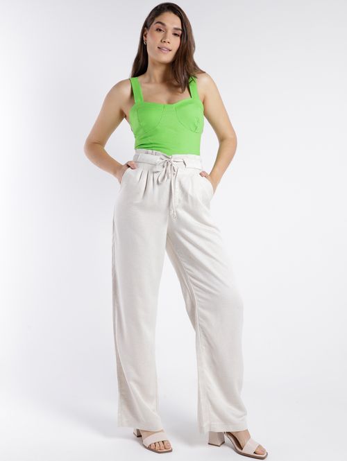 Blusa Cropped Regata Autentique Feminina VERDE