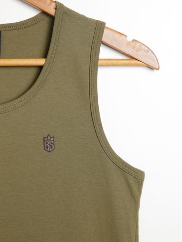 Camiseta Regata Juvenil Para Menina - VERDE