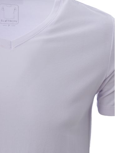 Camiseta Básica Cotton Elétron Masculina BRANCO