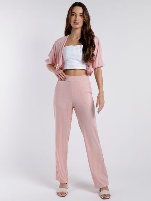 Calça Viscolinho Feminina ROSE