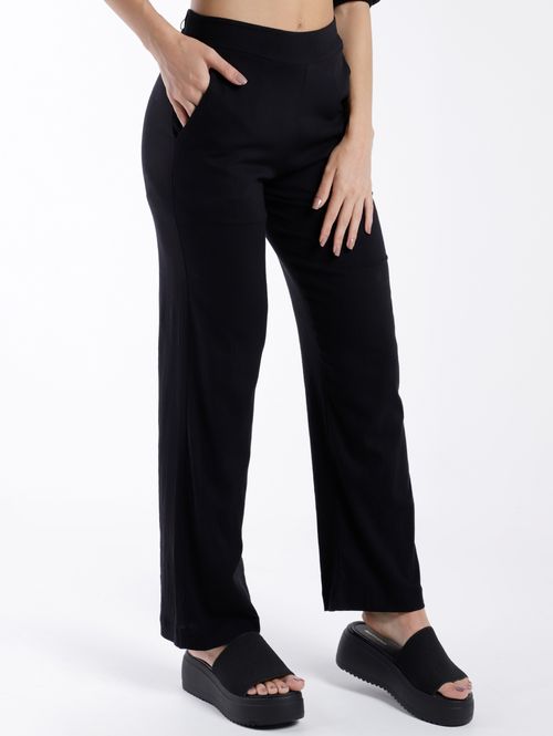 Calça Viscolinho Feminina PRETO